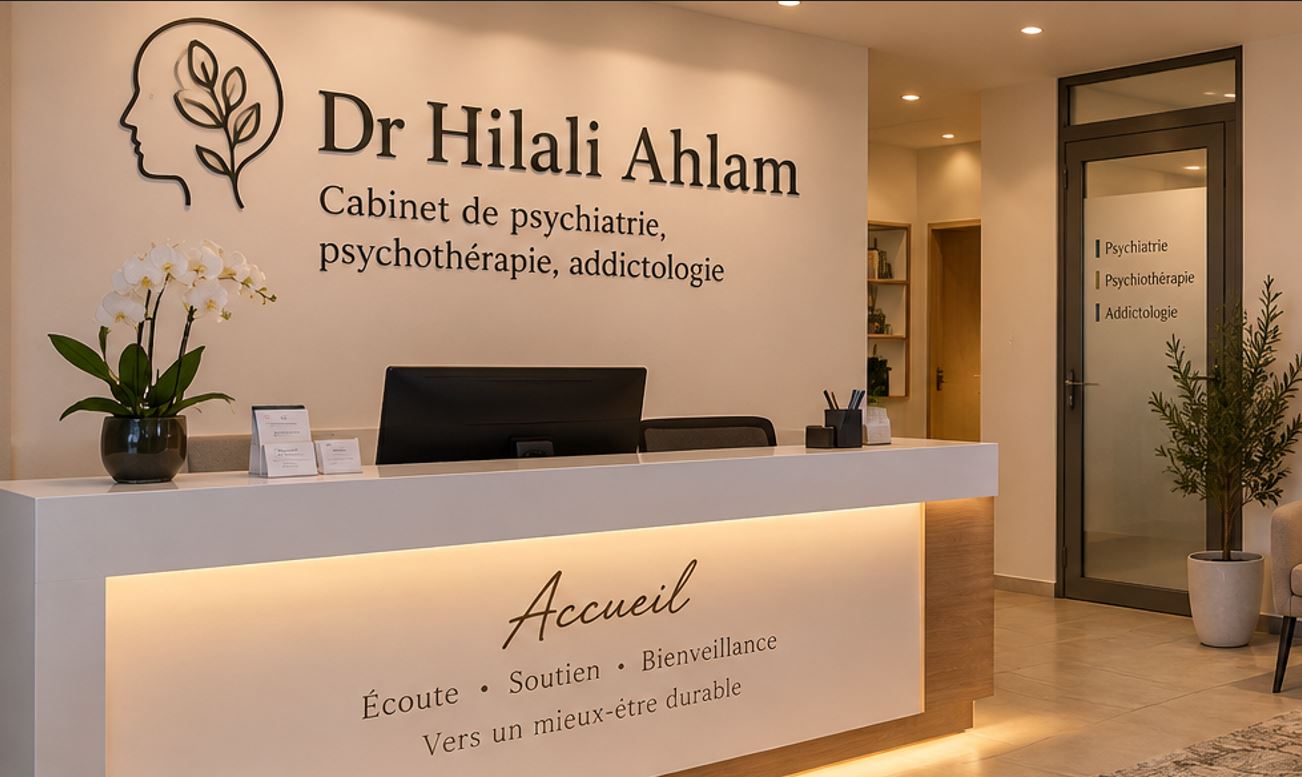 Dr Hilali Ahlam, cabinet de psychiatrie,psychothérapie,addictologie